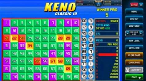 Online Keno Games For Real Money 2024 .